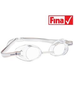 Стартовые очки для плавания Mad Wave Racer SW, цвет Прозрачный (02W)