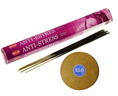 Благовония HEM Анти Стресс (ANTI-STRESS) + подставка ELG