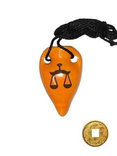 Аромакулон №166 знак зодиака "Весы" + монета "Денежный талисман" ELG