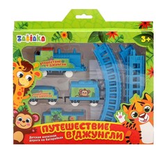 Железная дорога «Путешествие в джунгли» WOOW TOYS