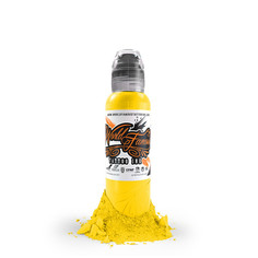Краска для тату World Famous USA Yellow, 30 мл, желтая
