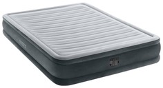 Надувной матрас Intex Comfort-plush mid rise airbed 152 x 203 x 33 см серый