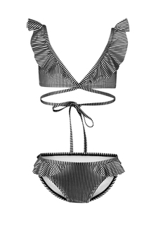 Купальник раздельный детский Oldos AOSS22SW2BF22 цв. черный р. 134