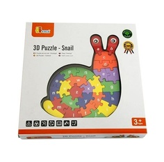 3D пазл Viga Улитка, 26 деталей, 55252