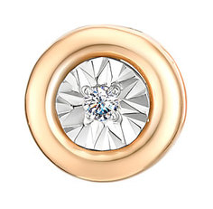 Кулон из красного золота с бриллиантом Империал P0393-120 Imperial