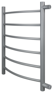 Полотенцесушитель водяной INDIGO Arc 70/40 боковое подкл., Magnetic Grey