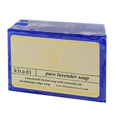 Мыло ручной работы Khadi Natural Pure Lavender Soap чистая лаванда 125 г
