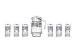 Набор 7пр графин 1,6л + 6стаканов 270мл ARCOPAL FLORINE N3215 "Люминарк"