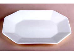 Блюдо 25см ф.трапеция Общепит DX005 "Коралл"