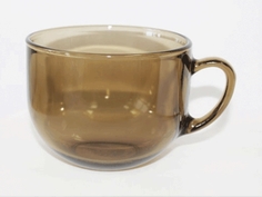 Бульонница 670мл.с ручкой "GIGANTESCA" дымка (обрешетка) 62043 No Brand