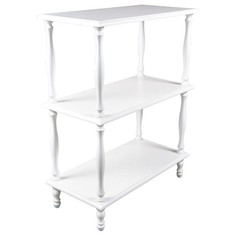 Этажерка П 9 белый Мебелик