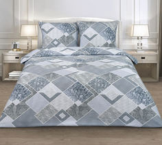 Пододеяльник Mercury Home Квадро Евро 200x220 Бязь