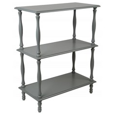 Этажерка П 9 серый Мебелик