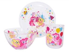 Набор посуды 3пр "My Little Pony" MLPS3G-1 No Brand