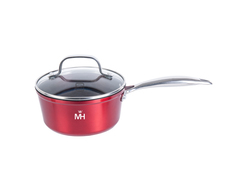 Сотейник 1.2л 16*7,5см с крышкой "MercuryHaus" MC-1778 Red No Brand