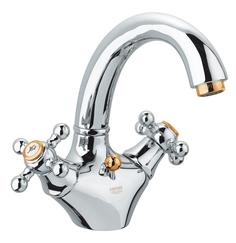 Смеситель для раковины Grohe Sinfonia 21014IG0 хром/золото
