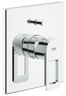 Смеситель для встраиваемой системы Grohe Quadra 19456000 серебристый
