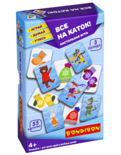 Настольная игра Bondibon Все на каток Играй Думай Учись 155211