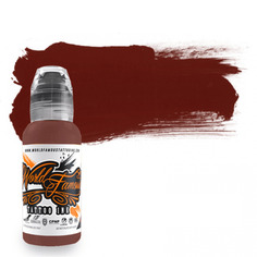 Краска для тату World Famous Ink Ilya Fom Baboon Maroon, 30 мл, коричневая