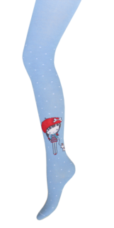 Колготки детские для девочек Брестские 14С3280 Цвет голубой размер 128-134