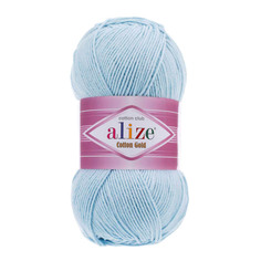 Пряжа Alize 697548_00051 Cotton gold 513 кристально-синий