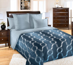 Простыня 1.5-спальн. "Мистраль комп. 1 син. арт. 000ПН1" перкаль Текс Дизайн