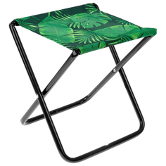 Стул складной ПС/2, 35 x 30 x 37 см, тропические листья Nika