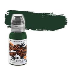 Краска для тату World Famous Vegas Green; 15 мл; зеленая