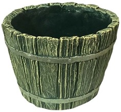 Кашпо декоративное Кадушка круглая 17 x 17 x 13 см No Brand