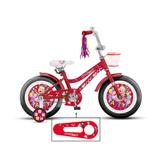 Велосипед двухколесный NAVIGATOR с колесами 12 Маша и Медведь Красный ВНМ12196 44409