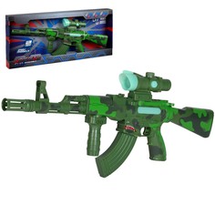 Игрушечное оружие-конструктор Компания друзей на магнитах, свет, звук, зеленый, JB0210185