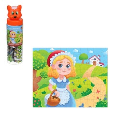Пазл с игрушкой Игроленд 88 деталей 5,5 х 19,5 см