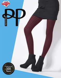 Колготки женские Pretty Polly AVQ6 бордовые OS