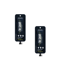 Набор SPASTA Натуральная угольная зубная паста I am shiny 30 мл, 2шт