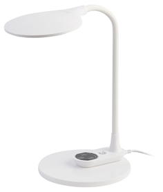 Настольный светильник, лампа ЭРА NLED-498-10W-W белая led ERA