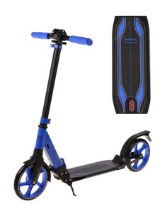 Двухколесный самокат X-Match Voyager, 200 мм PU, 2 амортизатора, синий 649075
