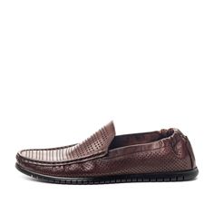Мокасины мужские quattrocomforto 334-21MZ-023KS коричневые 43 RU