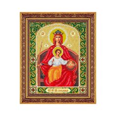 Набор для вышивания бисером Паутинка Пр.Богородица Державная; Б1045; 20*25 см