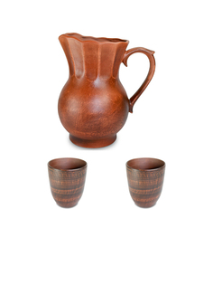 59-719.69_046.2 Кувшин 2.2л и 2 стакана 0.3л Гладкая серия Bekkerland