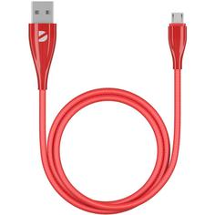 Кабель USB-MicroUSB 1m красный Deppa (72287) ceramic