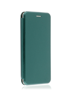 Чехол книжка для Tecno Spark 7 изумрудный с карманом, магнитом, ударопрочный Zibelino