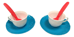 Набор посуды игрушечный Росигрушка Чайный две персоны