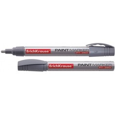 Маркер-краска ErichKrause® PT-350, чернил серебряный (коробка 6 шт.) серебристый