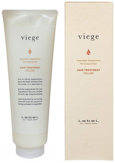Маска для объема волос Lebel Viege Treatment VOLUME, 240 мл