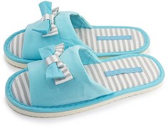 Домашние тапочки женские Smile of Milady А-82-116 голубые 36-37 RU