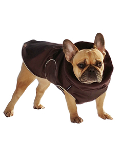 Попона для собак породы француcкий бульдог, коричневый, размер М Монморанси