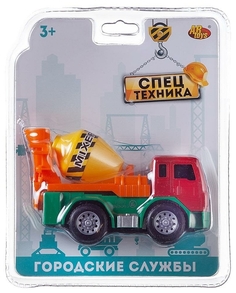 Машинка инерционная Abtoys Cпецтехника Бетономешалка мини C-00464