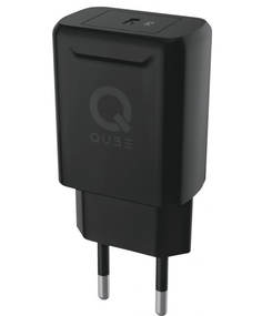 Сетевое зарядное устройство QUB QWCPDBLK Type-C Power Delivery (черный)