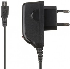 Сетевое зарядное устройство W.O.L.T. microUSB 1000 мА (черный)
