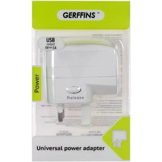 Сетевое зарядное устройство Gerffins USB 1А (белый)